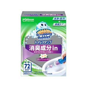 ジョンソン スクラビングバブル トイレスタンプ消臭成分in クリアジャスミン FC805NW-イメージ1