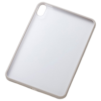 エレコム iPad mini(A17 Pro)用クリアケース ハイブリッド 背面クリア グレージュ TB-A25STSLOGB