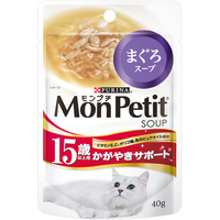ネスレピュリナペットケア モンプチ スープ 15歳以上用 かがやきサポート まぐろスープ 40g Mﾊﾟｳﾁ15ｻｲｶｶﾞﾔｷﾏｸﾞﾛｽ-ﾌﾟ40G