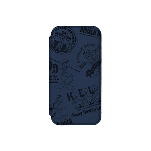PGA iPhone 16用ガラスフリップケース ドナルドダック PG-D24AGF02DND-イメージ1