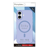 トリニティ iPhone 17用[Silky Armor] MagSafe対応 シルキータッチケース マットクリアブルー TR-IP25M2-SA-CLBL
