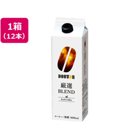 ドトール アイスコーヒー 厳選ブレンド無糖 1000mL 12本 F294615-4911