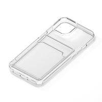 PGA iPhone 15用クリアポケットケース クリア PG-23ACTP01CL