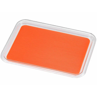 曙産業 クリアマジックトレー角 大 オレンジ FC63532