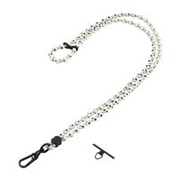 エレコム スマホショルダーストラップ(デザイン柄タイプ) アイボリー P-STSDH1FLSTIV