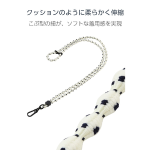 エレコム スマホショルダーストラップ(デザイン柄タイプ) アイボリー P-STSDH1FLSTIV-イメージ4
