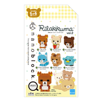 カワダ ナノブロック ミニナノ リラックマ vol．2(単品) NBMC_36 NBMC36ﾐﾆﾅﾉﾘﾗﾂｸﾏ02