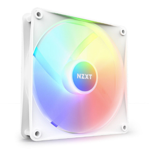 NZXT 120mm RGB LEDファン ホワイト 3個パック+RGBコントローラ ホワイト RF-C12TF-W1-イメージ2