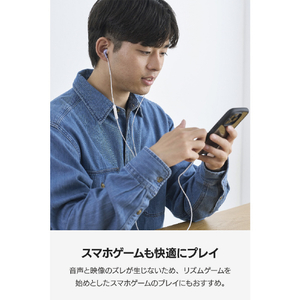 エレコム マイク付き 有線イヤホン USB Type-C(TM) カナル型 ライラック EHP-DF19CMPU-イメージ2