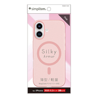 トリニティ iPhone 17用[Silky Armor] MagSafe対応 シルキータッチケース マットクリアピンク TR-IP25M2-SA-CLPK