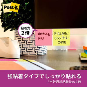スリーエム ポストイット 強粘着 ポップアップふせん 75×25 多色アソート 5冊 FCK158C-500-5SSPOP-APN-イメージ6
