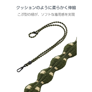 エレコム スマホショルダーストラップ(デザイン柄タイプ) カーキ P-STSDH1FLSTKH-イメージ4