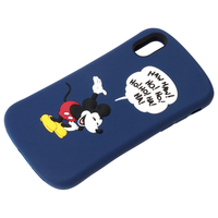 PGA iPhoneX用 シリコンケース ミッキーマウスネイビー PG-DCS376MKY