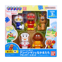 あんぱんまん☆ メナードTK4点セット バンダイ APﾅｶﾏﾀﾁﾌﾞﾛﾂｸﾄﾞ-ﾙｾﾂﾄR アンパンマン ブロックといっしょに