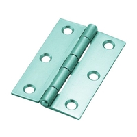 トラスコ中山 TRUSCO スチール製厚口蝶番 三価クロムメッキ仕上 全長64mm 10個 FC577ER-2336928