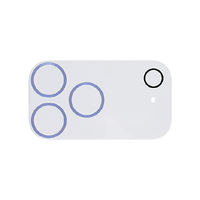 Hamee iPhone17 Pro Max用 強化ガラスカメラレンズプロテクター IFACE メタルペールブルー 41-183766