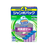 ジョンソン スクラビングバブル トイレスタンプ消臭in クリアジャスミン 替4P FC806NW