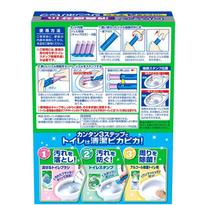 ジョンソン スクラビングバブル トイレスタンプ消臭in クリアジャスミン 替4P FC806NW-イメージ2