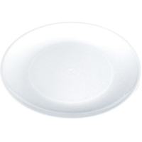 ニシキ プラ容器 丸皿 白 10枚入 D-45 FC374LX-8178300