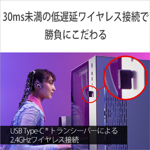 SONY ワイヤレスノイズキャンセリングゲーミングヘッドセット INZONE Buds ホワイト WFG700NW-イメージ8