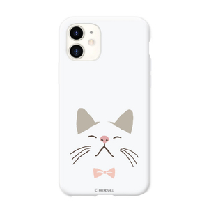 abbi FRIENDS iPhone 12/12 Pro用ターチャンソフトケース ホワイト ABF19376I12P-イメージ1
