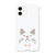 abbi FRIENDS iPhone 12/12 Pro用ターチャンソフトケース ホワイト ABF19376I12P-イメージ1