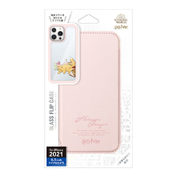 PGA iPhone 13 Pro用ガラスフリップケース ハリー・ポッター PG-WGF21N03HAP