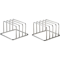 エムテートリマツ MTTSK18-8コンパクトまな板立て 4枚立 4枚立 FCL3450-031665040