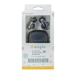 e angle オープンイヤーワイヤレスイヤホン ブラック ANGL-TWO13-A-BK-イメージ11