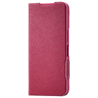 エレコム AQUOS wish5用ソフトレザーケース 薄型 磁石付 フラワーズ ディープピンク PM-S251PLFUJPND