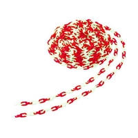 トラスコ中山 プラチェーン 6MM×30M 赤／白 レッド／ホワイト630 FC769HN-7596821