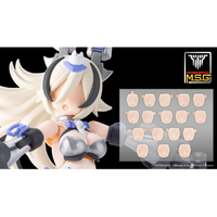 コトブキヤ KP907 メガミデバイス M．S．G 10 フェイスセット PUNI☆MOFU用 01 スキンカラーD KP907ﾌｴｲｽｾﾂﾄPUNIMOFUﾖｳ1D