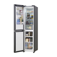 ハイアール JR-SX21BL-H 【左開き】208L 2ドア冷蔵庫 メタルグレー