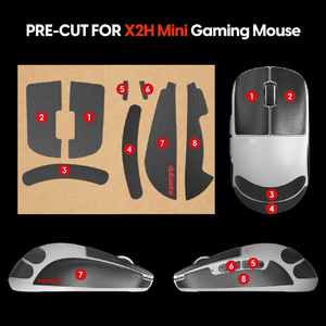Pulsar X2H mini Gaming Mouse用グリップテープ SGX2H1-イメージ7