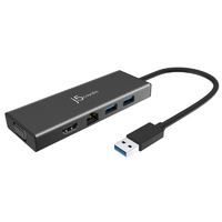 j5 create USB 3．0 デュアルモニタ 5in1ミニドック ブラック JUD323B