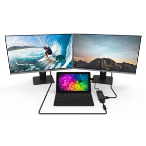 j5 create USB 3．0 デュアルモニタ 5in1ミニドック ブラック JUD323B-イメージ4