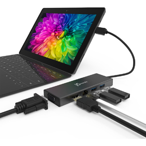 j5 create USB 3．0 デュアルモニタ 5in1ミニドック ブラック JUD323B-イメージ6