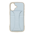 NATURAL　design iPhone17用 背面型ケース NICOLA ブルー IP25-61-NIC03