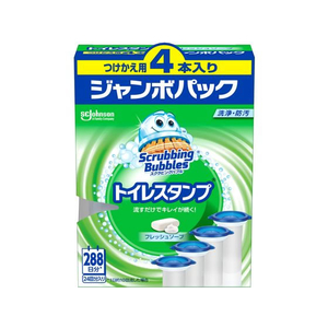 ジョンソン スクラビングバブル トイレスタンプクリーナー フレッシュソープ 替4P FC808NW-イメージ1