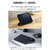 エレコム iPad mini(A17 Pro)用フラップケース 薄型軽量 背面クリア 2アングル ブラック TB-A25SWVBK-イメージ4