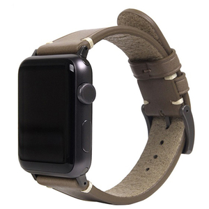 SLG Design Apple Watch 49/45/44/42mm用バンド Italian Buttero Leather ベージュ SD18378AW-イメージ1