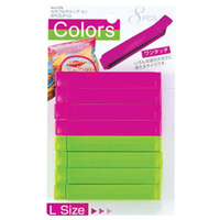 パール金属 ColorsカラフルクリップL8P C0378