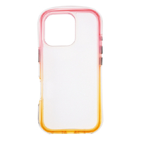 サンクレスト iPhone 16 Pro用AIR SHOCK MAX ピンク×イエロー I38RIJA02