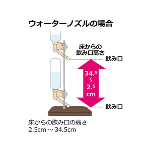 リッチェル Nウォータースタンド ダークブラウン FC092PU-イメージ5