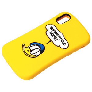 PGA iPhoneX用 シリコンケース ドナルドダックイエロー PG-DCS378DND-イメージ1