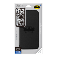 PGA iPhone 13 Pro用ガラスフリップケース バットマン PG-WGF21N04BAT