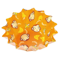 アヅミ産業 ココ・ケース 500枚入 丸型 6号深 さる FC976LB-1026880