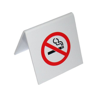 えいむ A型禁煙席 NO SMOKING SI-5 ホワイト 65×65 FC650LT-6839100