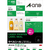 エーワン ラベルシール(レーザープリンタ) A4判 24面 20シート(480片)入り 31379-イメージ1