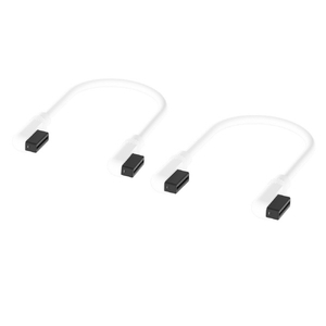 Corsair iCUE LINK Slim Cable 135mm(2本) ホワイト CL9011134WW-イメージ4